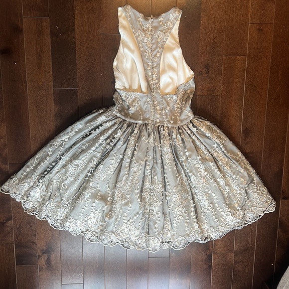 BEBE lace embellished cocktail dress - Picture 5 of 6